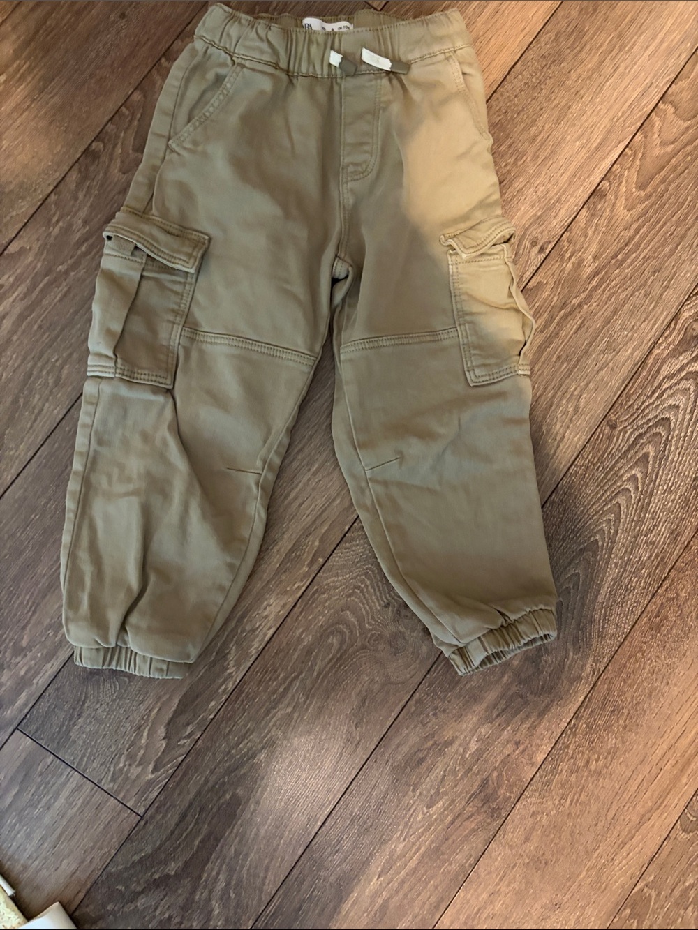Zara Kids Khaki Cargo Joggers